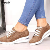 Women Flats Platform Shoes Woman Loafers Fashion Women's Slip On Shallow PU Casual Shoes Zapatos De Mujer