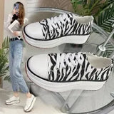 Women Sneakers Casual Spring/Autumn Women Walking Shoes Soft Fashion Lace-Up Female Outdoor Ladies