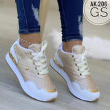 New Large-Size Sports Shoes Are In Stock Before The Autumn And Winter Style Of 2023 Tied With Plaid And Thick