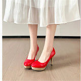 Breakj Spring And Autumn New Large-Size Round Head Thin And Fashionable Shallow Foot Single Shoes