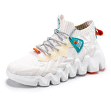 Summer Casual Sneakers Mesh Breathable Fashion Catwalk Shoes Zigzag Sole Chaussures High Quality Non-Slip