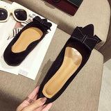 Work Black Work Shoes Pointed Single Shoes 2023 Spring Fairy Style Soft-Soled Flat
