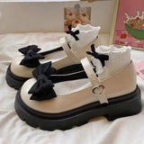 Womens Derby Shoes Autumn Female Footwear Clogs Platform Leather Fall Dress New Creepers Retro Basic Mary Janes Rubber PU Hoof