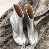 Breakj New Split Toe Show Thin Thick With High Heel Fashion Minority Low Sleeve Large Size Women's Boots Women's