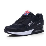 Running Sneakers Lace-up Air Cushion Breathable Mesh Sport Shoes Ladies Gym Sneakers Basketball Trainers Shoes