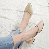 Women Summer Shoes Short Heels Ankle Strap Woman Work Casual Shoes Brand Sexy Basic Sandals Plus Size 2021 New