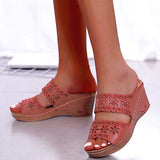 Sandals New Fashion Women Shoes Casual Lightweight Breathable Slip-on Shoes Women Wedge Platform Sneakers Sandalias