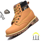 Waterproof Boots Safety Shoes Men Work Boots Outdoor Hiking Boots Work Shoes Anti Puncture Work Safety Boots