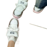 Breakj And Winter Fashion Small White Shoe Board Shoes Female Lightning Merad Color Department Dopamine Super Heighten Four Seasons Hot
