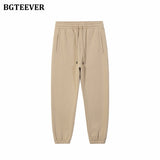 Winter Thicken Fleece Loose Women Pants Trousers 2021 Casual Drawstring Cotton Warm Female Sweatpants Ladies