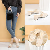 Coarse-Heeled Beautiful Sandals Women Wear 2025 Summer New Fairy Style Summer High-End