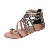 Sandals 2023 Summer New Multi-Color Large-Size Sandals Women's Suede Open-Toe One-Word Buckle Flat