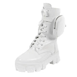 New Punk Women Boots Hot High Heels Big Size 43 Gothic Style Thick Bottom Wedges Shoes Fashion Ankle Boots Woman Pumps