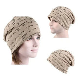 Turban Cap Female Skullies Casual Thin Beanie Hat Letter Hat Unisex Hip-Hop Hats Men Headwear Cotton