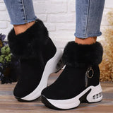 Women Warm Sneakers Platform Snow Boots Ankle Boots Female Causal Shoes Ankle Boots for Women Ladies Boots sneakers