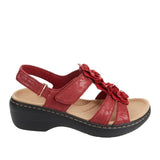 Breakj 2025 New Hollow Slope And Fish Mouth Flowers Leisure Comfortable Large Size Sandals