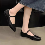 Jane Small Leather Shoes Spring 2024 New Temperament French Small Heel Shoes With Skirt Evening Wind Gentle Single