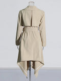Australian Show Irregular Design Jacket 2025 New Fashion Temperament High-End Feeling With A Collared Windcoat