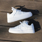 Shoes Girls 2024 New Spring White Shoes Students' Lightweight Flat-Soled Sports Leisure Shoes