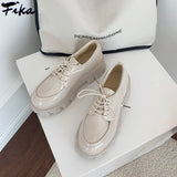 Women Boots Platform Shoes Keep Warm Short Plush Female Thick Heel White Punk Ankle Boots Autumn Winter Zapatillas De