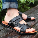 New Summer Men's Open-toed Sandals Fashion Trend Beach Shoes Slippers Men's Sandals Mens Sandals Summer Leather