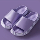 Indoor Slippers Summer Women's Platform Ladies Slides Soft Soled Bathroom Shoes Flat Sandals Casual Comfortable Beach