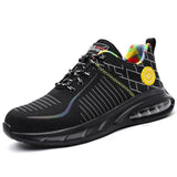 Footwear Man Work Shoes Men's Cushioning Safety Shoes Indestructible Lightweight Men Boots Steel Toe Shoes