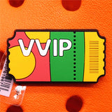 Music Star Shoe Charms Accessories Monkey VVIP Card Double Rhyme Shoe Buckle Decorations fit Kids X-mas Party Gifts