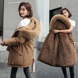 Fashion Winter Jacket Thick Warm Short Parkas Women Winter Coat Elegant 8 Colors Cotton Hooded Jackets Female