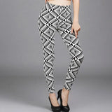 Women's Sports Pants Fitness Gym Legging Print Running Sexy Elastic Workout Leggins Pus Size
