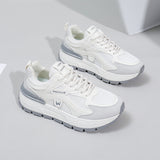 Breakj Korean Version Low Help Dad Shoes Female 2025 Summer New Breathable Student Sports Increase Leisure