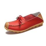 Shoes New Spring Autumn Genuine Leather Women Loafers Flats Female Moccasins Shoe Slip On Women's Loafers Large