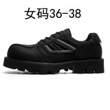 Breakj Advanced Sense Big Head Leather Shoes Men Function Wind Cool Handsome Fashion Shoes Dark Thick Platform Derby Shoes