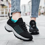 Casual Shoes Walking Summer Sneakers Women Mesh Lace Up Flat Shoes Sneakers Women Vulcanized Shoes Woman Tenis