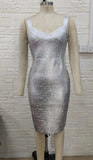 Sexy Low-Chest Bag Hips Waistless Sleeve-Free Hot Party Dress Stylish Hot Party
