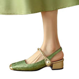 Breakj Explosion Of The New Chinese Style Mary Jane Sandals Bao Behind The Empty Women's Singles Shoes 2025 Summer New
