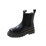 Breakj Boots Women's Spring And Autumn 2025 New Small Small Thick Bottom Smoke Boots Chelsea Boots Children's