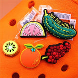 Various Fruit Designer Shoe Charms 5pcs/lot Croc Buckle Accessories Luxury Clog Jewelry Decorations Gift Preferred
