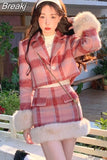 Knitted Suit Woman Korean 2 Piece Dress Set 2023 Winter Vintage Fashion Tops Cardigan + Slim Bodycon Y2k Mini Skirt