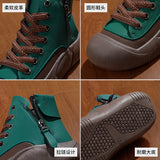 Breakj Small White Shoes Students Korean Version Of The Female Tide In 2024 Fall New Platform Increased Breathable Casual Shoes Street Shot
