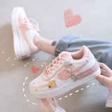 Shoes Korean Version Ulzzang 2024 New Trend Student Macaron Girl Cute Little White