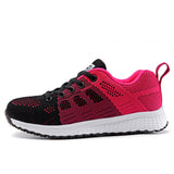 Sneaker New Fashion Woman Vulcanization Shoes 2021 Mesh Breathable Ladies Platform Sneaker Soft Mixed Colors Femme