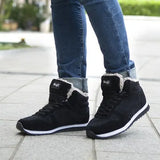 Boots Men 2019 new Warm Fur Flock Casual Boots Leather Ankle Boots Men Winter Shoes Men Winter Sneakers plus size