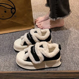 Breakj And Winter New Snow Boots Female Niche Design Velcro Warm Not Stuffy Feet Dopamine High Appearance Level Hot