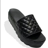 2021 Summer New Women Sandals Solid Color Open Toe Woven Sandals Outdoor Beach Shoes Plus Size 35-43 Zapatillas Mujer Casa
