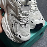 Breakj Old Dad Shoes Women's Apricot Color 2023 New Autumn Version Of Thick-Sed Loose Cake Shoes Sports Casual