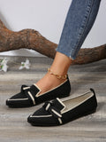 Breakj 2025 Spring Tip Flat-Soled Single Shoes Large-Size Fashion Flying Pedal Casual Women's