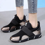 New Autumn New Fashion Wild Ladies Flat Sneakers Comfortable Breathable Slip-on Women's Vulcanized