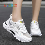 Women's Sneakers Sport Shoes Women 2021 Tennis Running Shoes Breathable White Chunky Sneaker Platform Unisex Plus Size