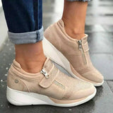 Women's Shoes Fall 2023 New Plus Size Rhinestone Casual Shoes Platform Plus Size